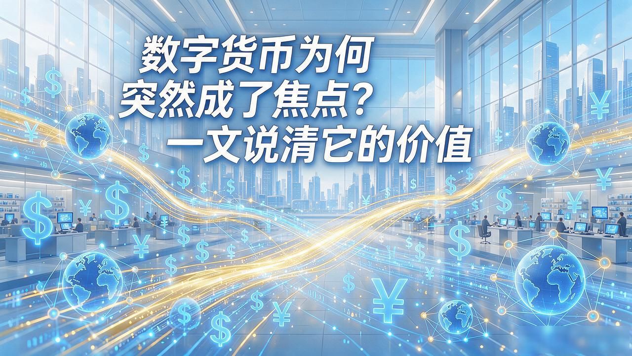 数字货币为何突然成了焦点?一文说清它的价值