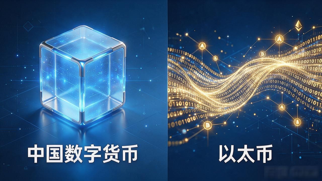 中国数字货币和以太币到底有啥区别?普通人投资该选哪个更稳?