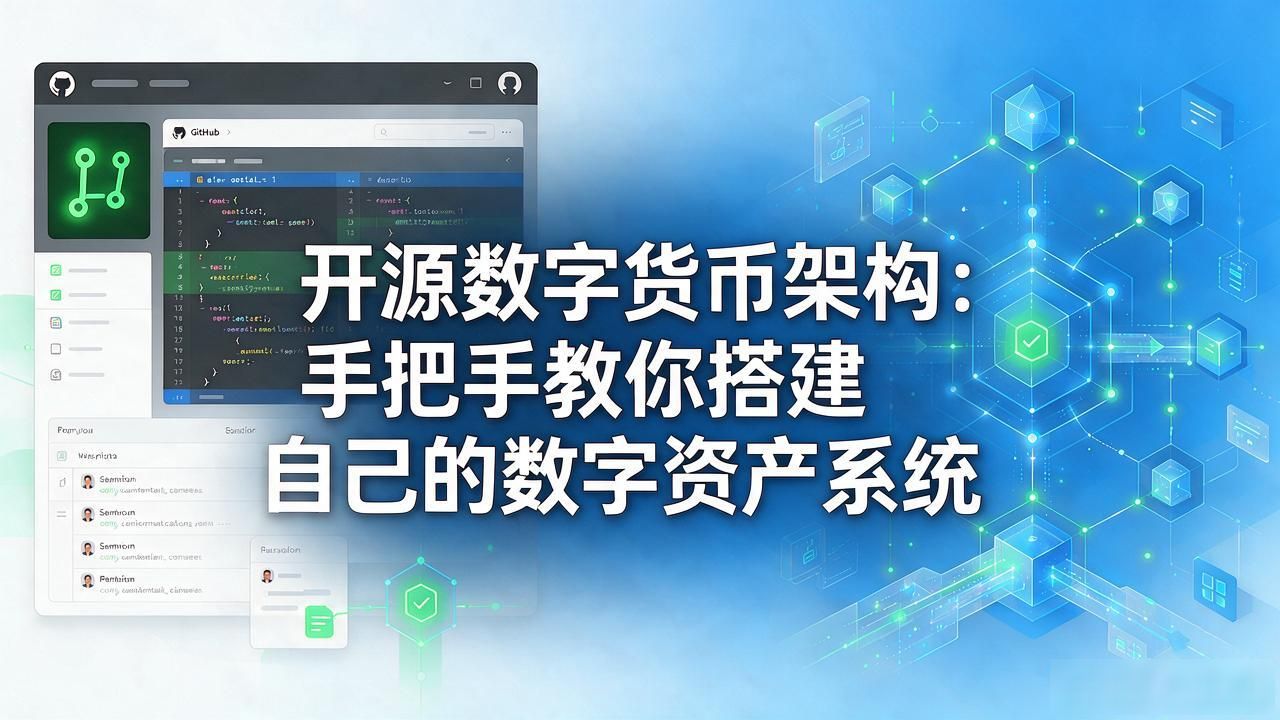 开源数字货币架构：手把手教你搭建自己的数字资产系统