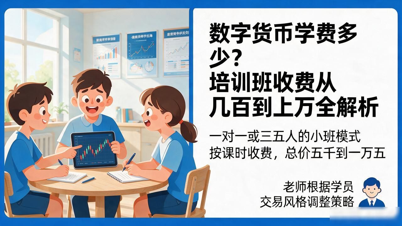 数字货币学费多少?培训班收费从几百到上万全解析