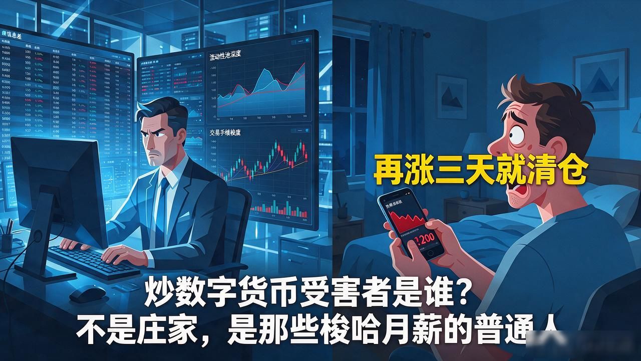 炒数字货币受害者是谁?不是庄家,是那些梭哈月薪的普通人