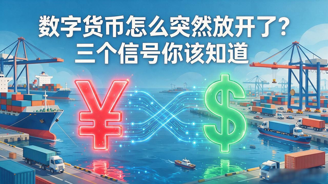 数字货币怎么突然放开了?三个信号你该知道
