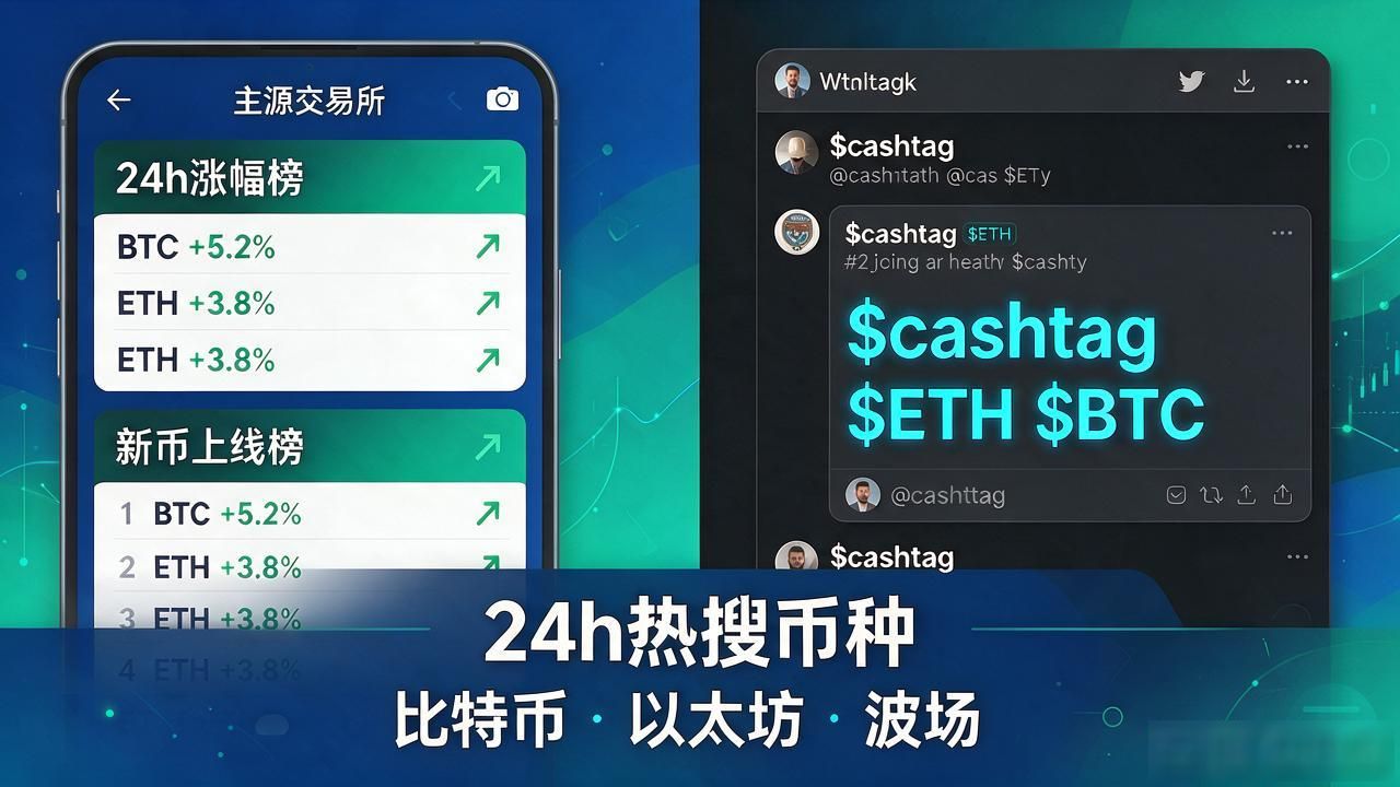 数字货币在哪里看排名？市值、热度、成交，几个入口一次搞定