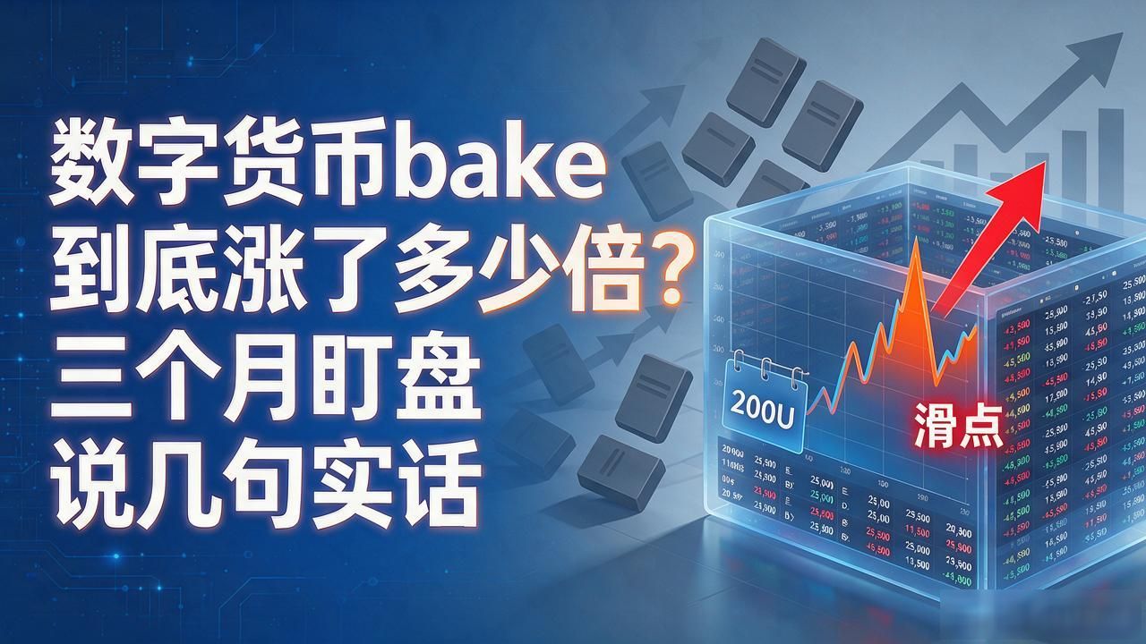 数字货币bake到底涨了多少倍？三个月盯盘说几句实话