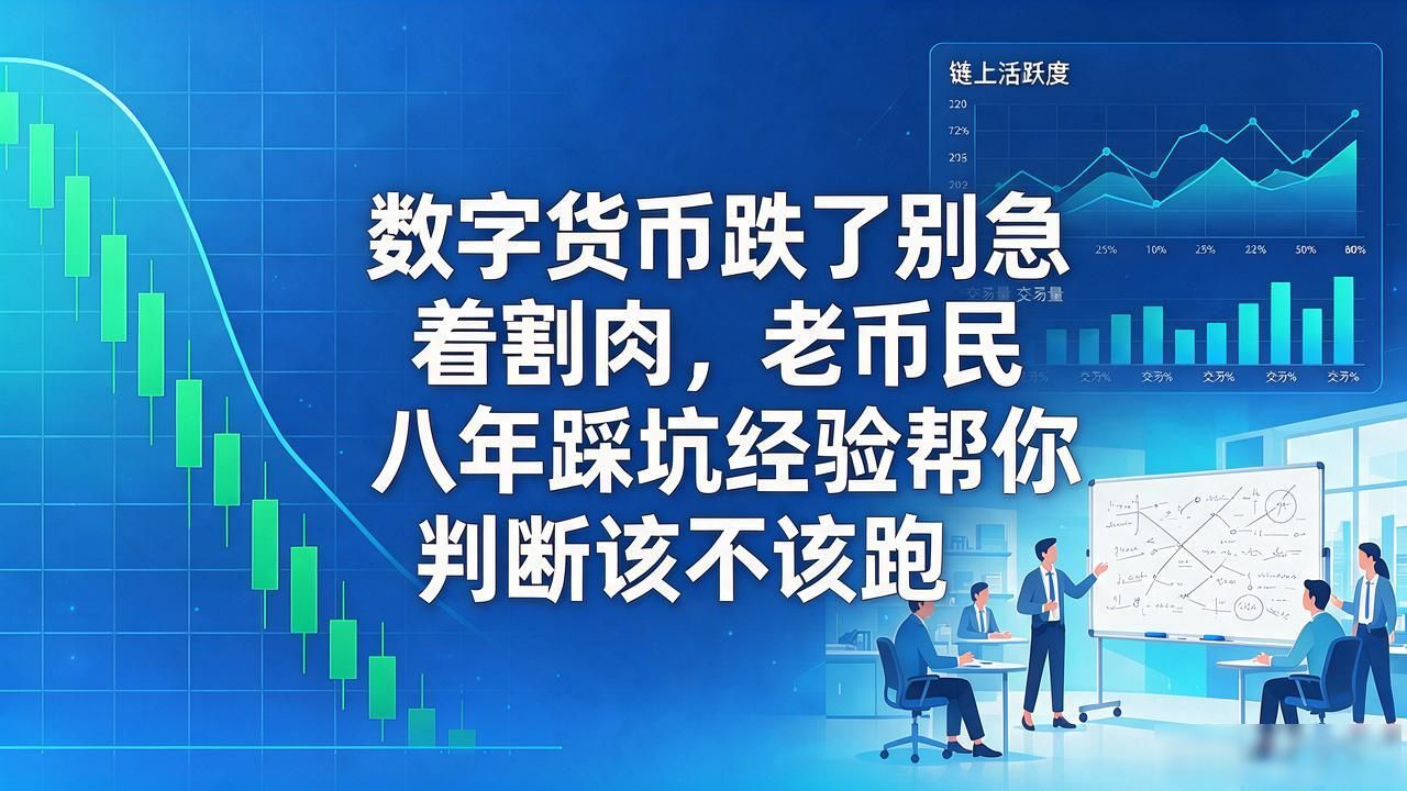 数字货币跌了别急着割肉，老币民八年踩坑经验帮你判断该不该跑