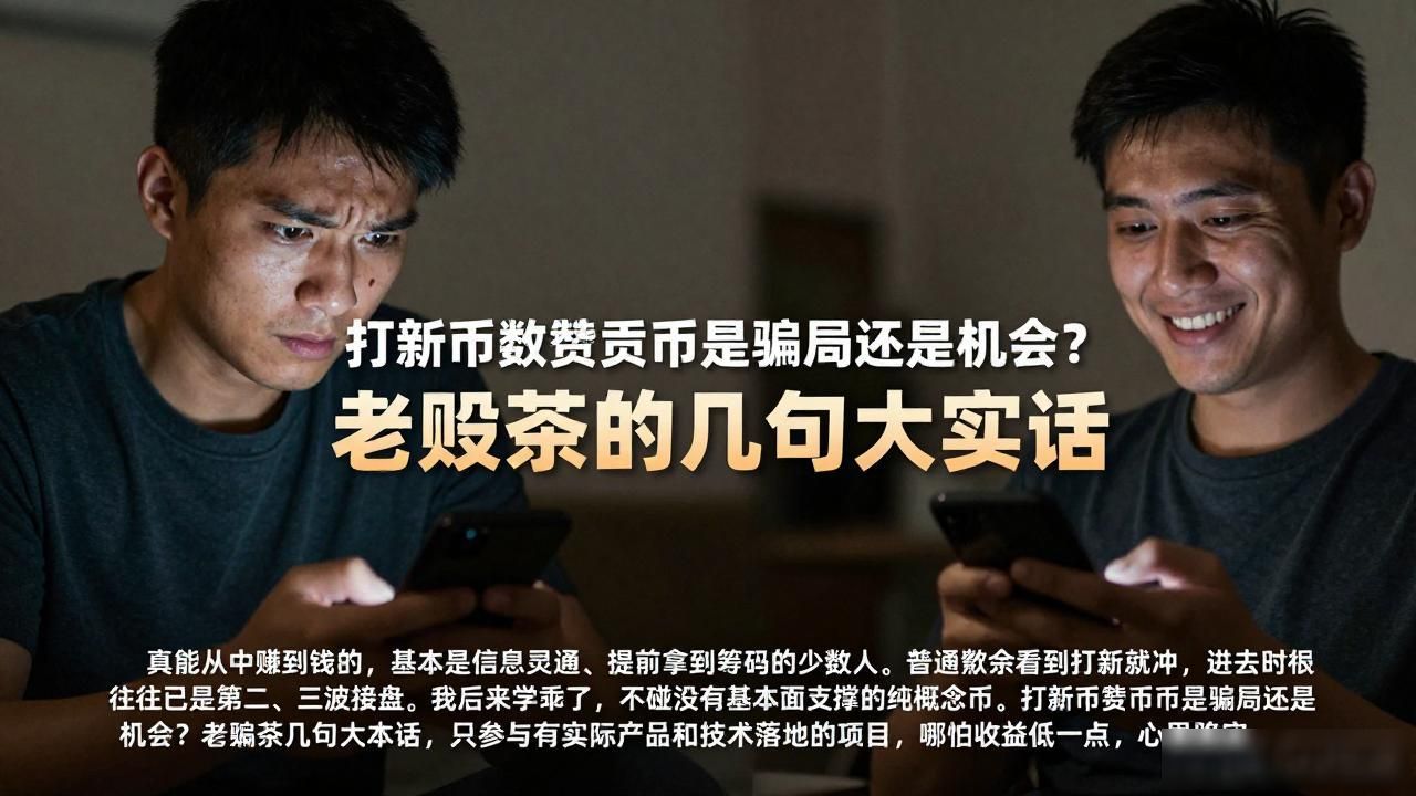 打新币数字货币是骗局还是机会？老韭菜的几句大实话