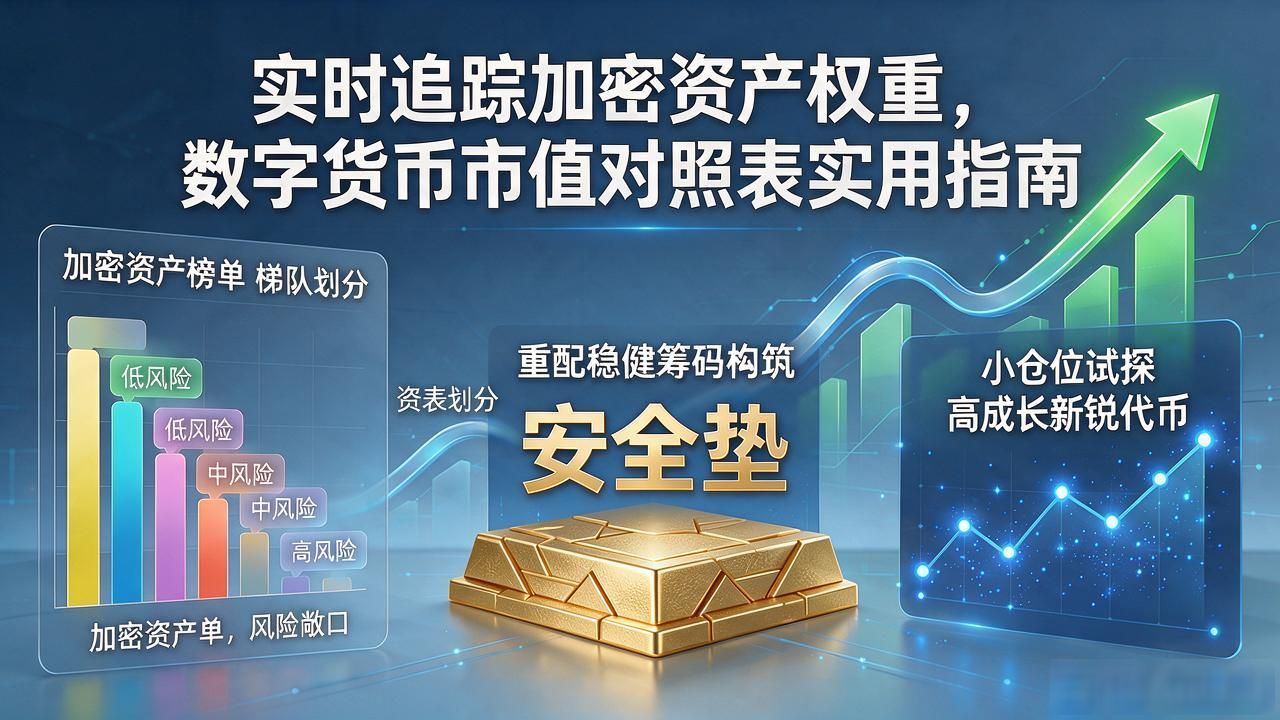 实时追踪加密资产权重,数字货币市值对照表实用指南