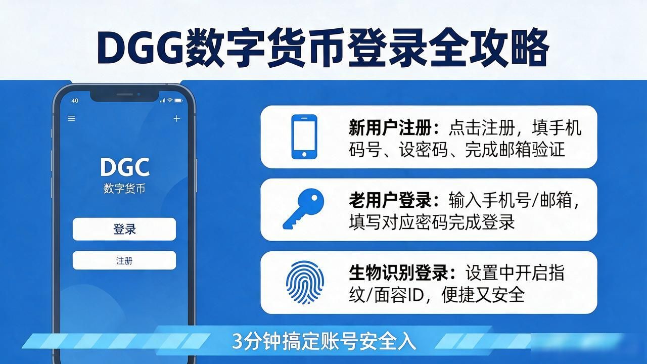 DGC数字货币登录全攻略：3分钟搞定账号安全入