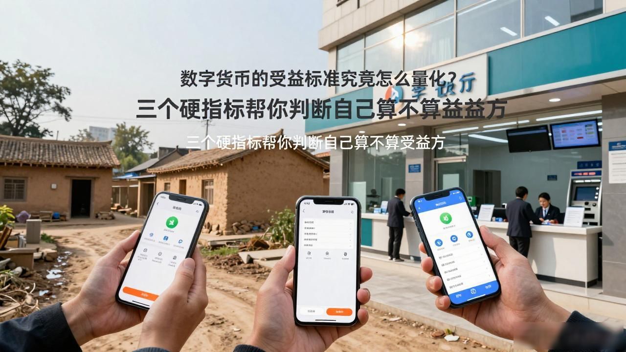 数字货币的受益标准究竟怎么量化？三个硬指标帮你判断自己算不算受益方