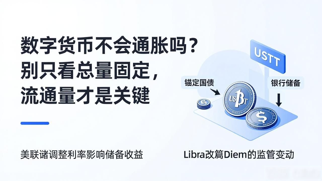 数字货币不会通胀吗吗?别只看总量固定,流通量才是关键