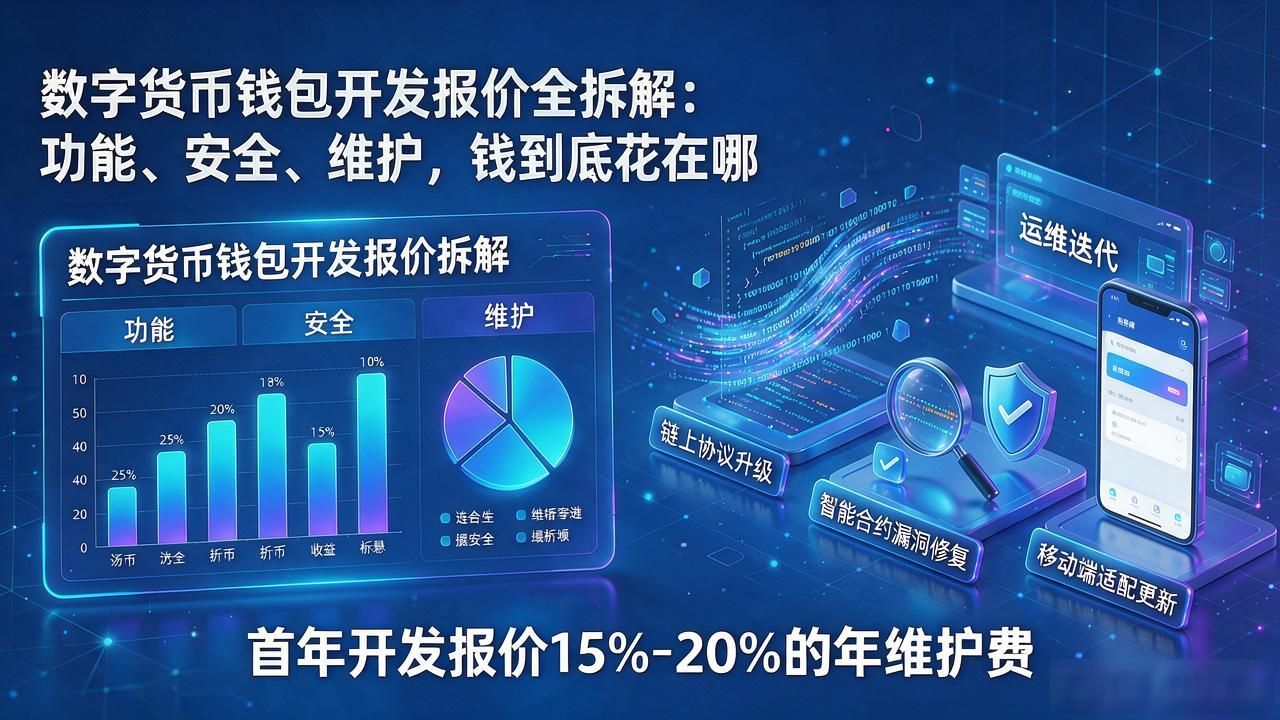 数字货币钱包开发报价全拆解：功能、安全、维护，钱到底花在哪