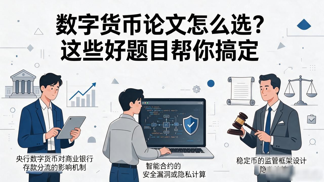 数字货币论文怎么选？这些好题目帮你搞定