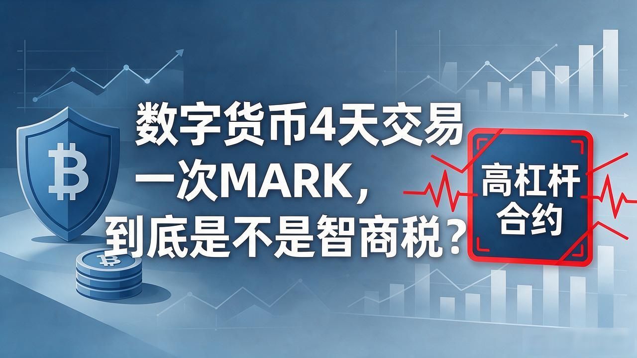 数字货币4天交易一次MARK，到底是不是智商税？