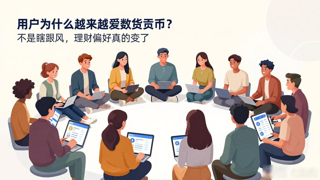 用户为什么越来越爱数字货币?不是瞎跟风,理财偏好真的变了