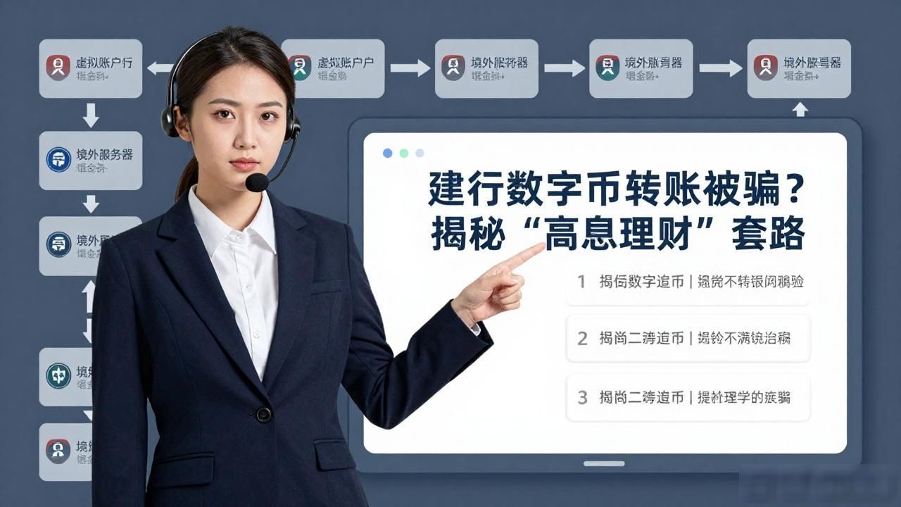 建行数字货币转账被骗？揭秘“高息理财”套路