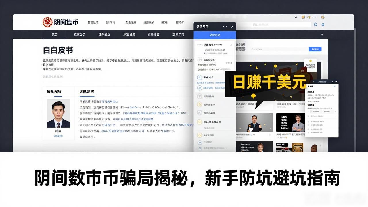 阴间数字货币骗局揭秘，新手防坑避坑指南
