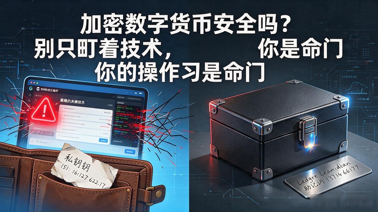 加密数字货币安全吗？别只盯着技术，你的操作习惯才是命门