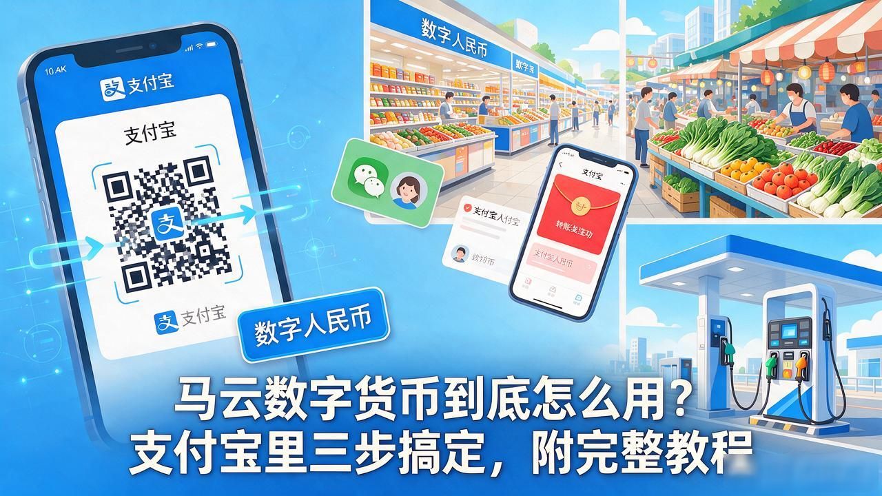 马云数字货币到底怎么用？支付宝里三步搞定，附完整教程