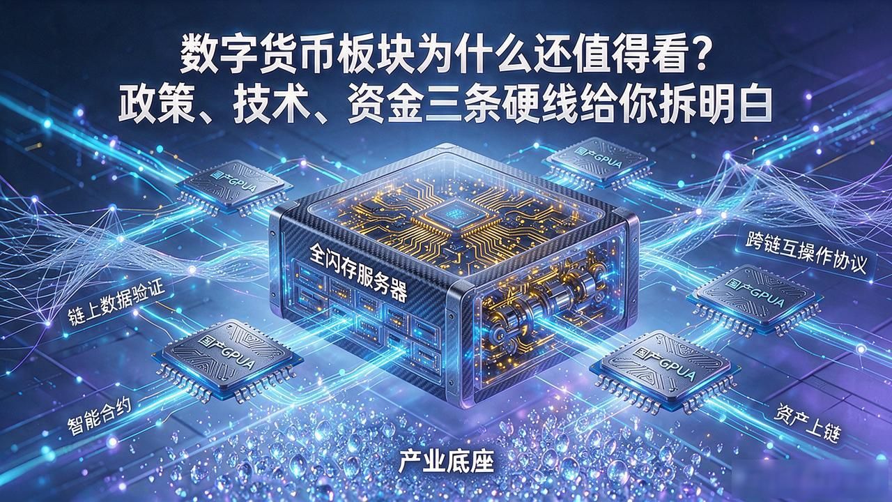 数字货币板块为什么还值得看？政策、技术、资金三条硬线给你拆明白