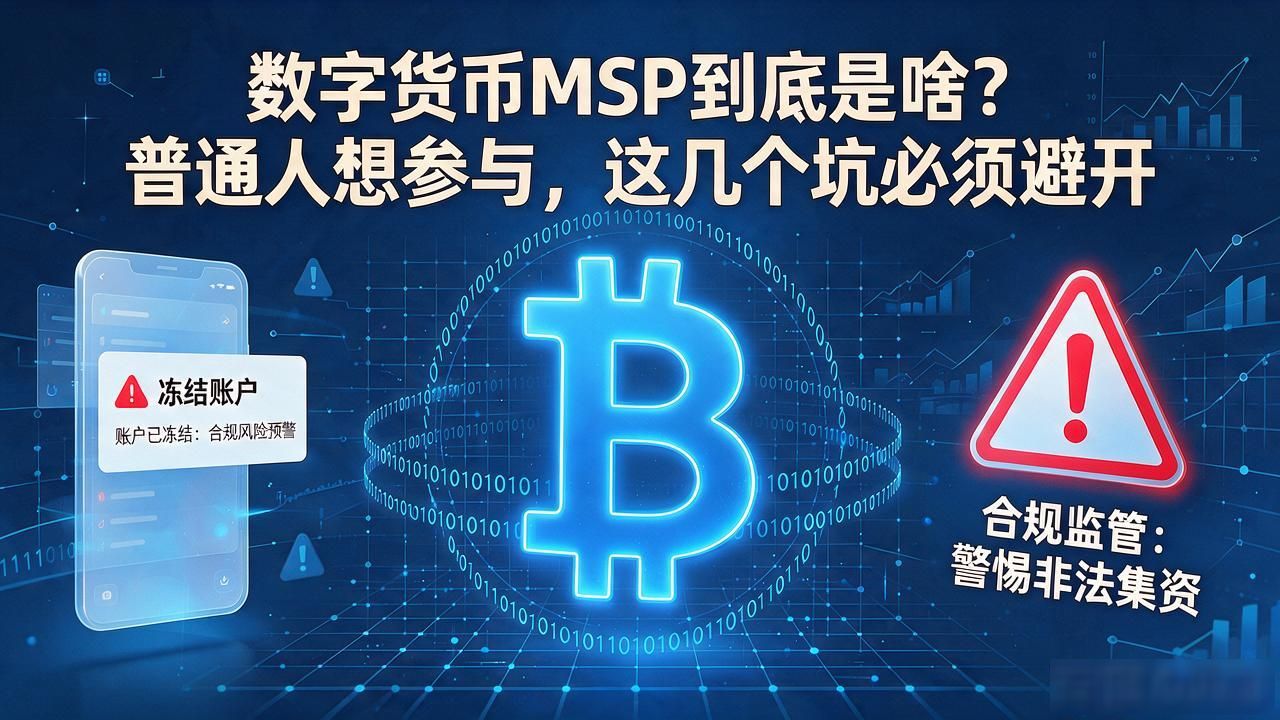 数字货币MSP到底是啥？普通人想参与，这几个坑必须避开