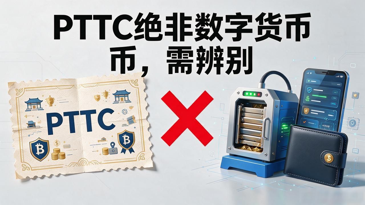 PTTC绝非数字货币，需辨别