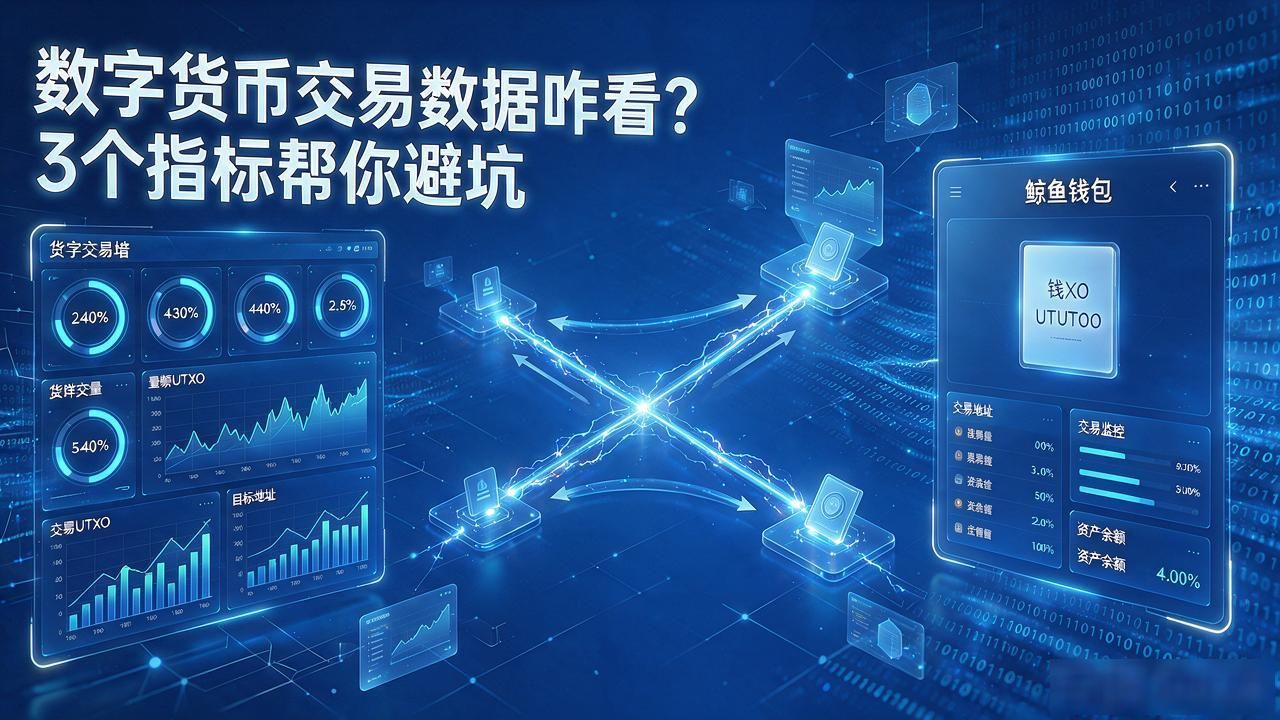 数字货币交易数据咋看？3个指标帮你避坑