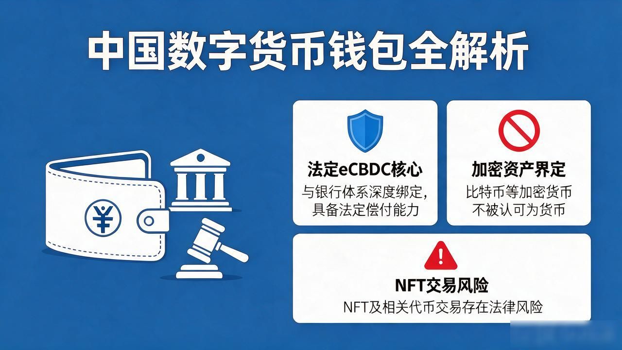 中国数字货币钱包全解析:法定eCBDC与加密资产的区别