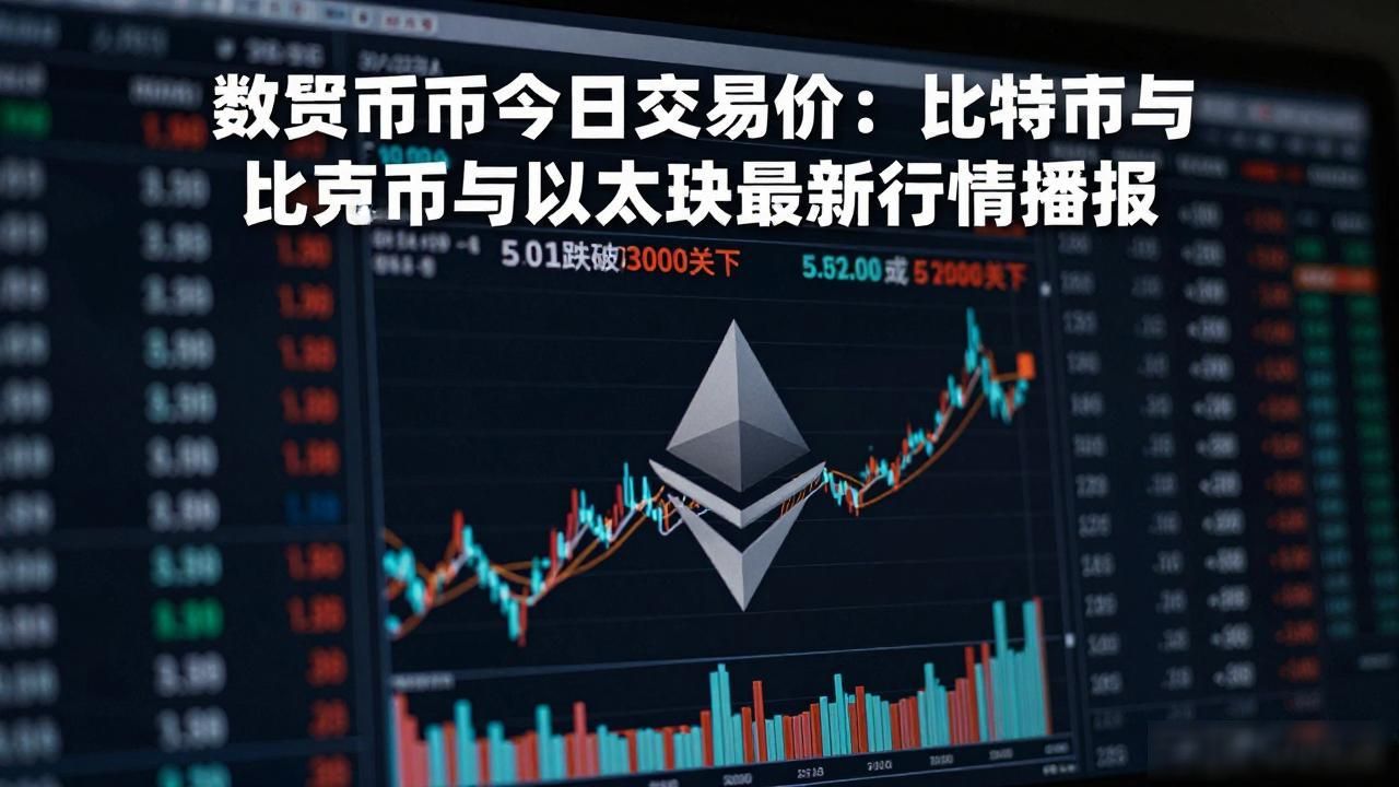 数字货币今日交易价：比特币与以太坊最新行情播报