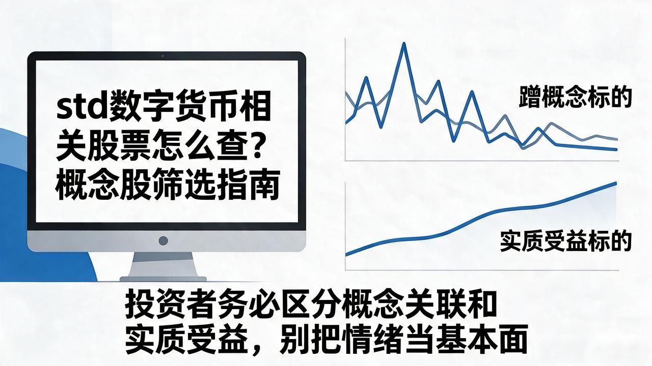 std数字货币相关股票怎么查？概念股筛选指南