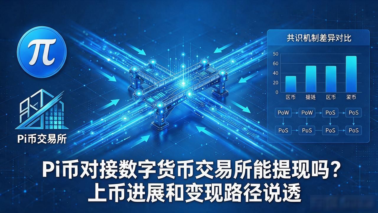 Pi币对接数字货币交易所能提现吗？上币进展和变现路径说透