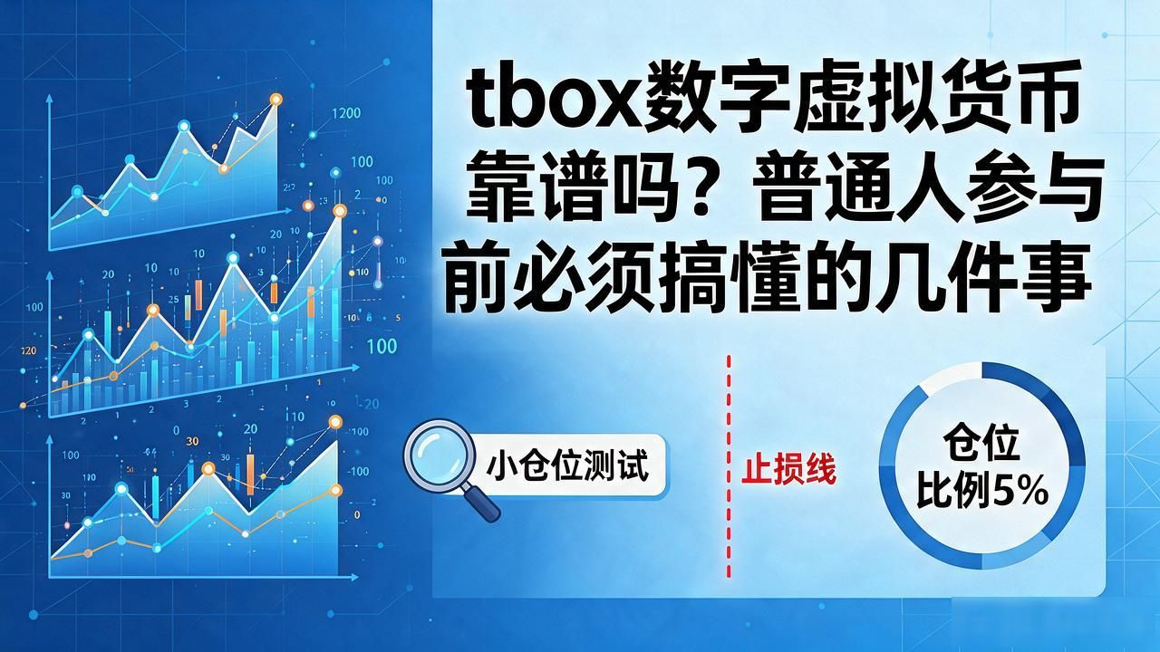 tbox数字虚拟货币靠谱吗?普通人参与前必须搞懂的几件事