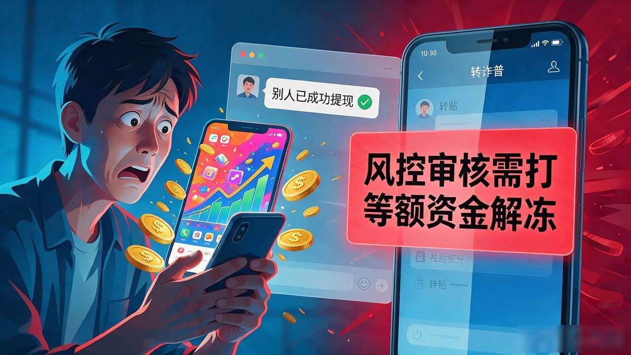 数字货币付款提现总是到不了账？别再交解冻费了，这就是诈骗