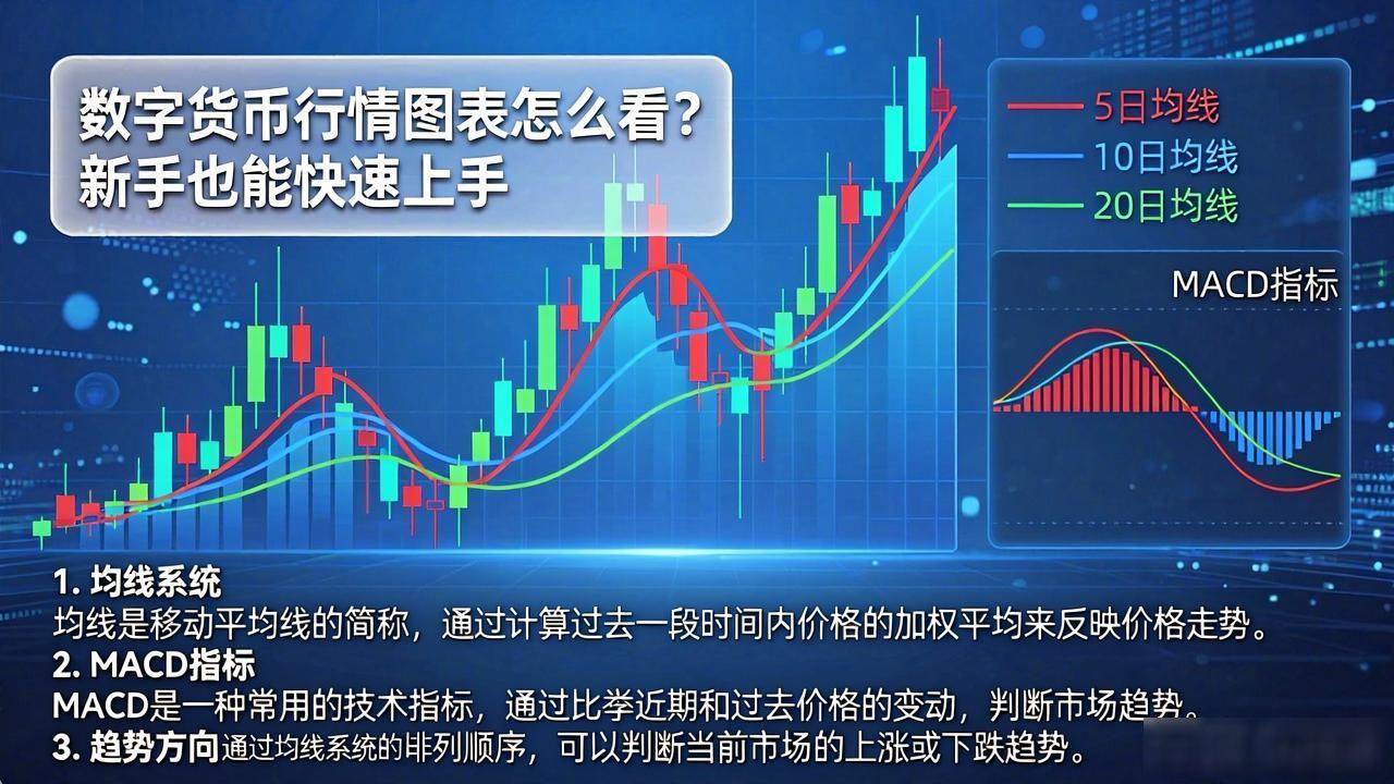 数字货币行情图表怎么看?新手也能快速上手
