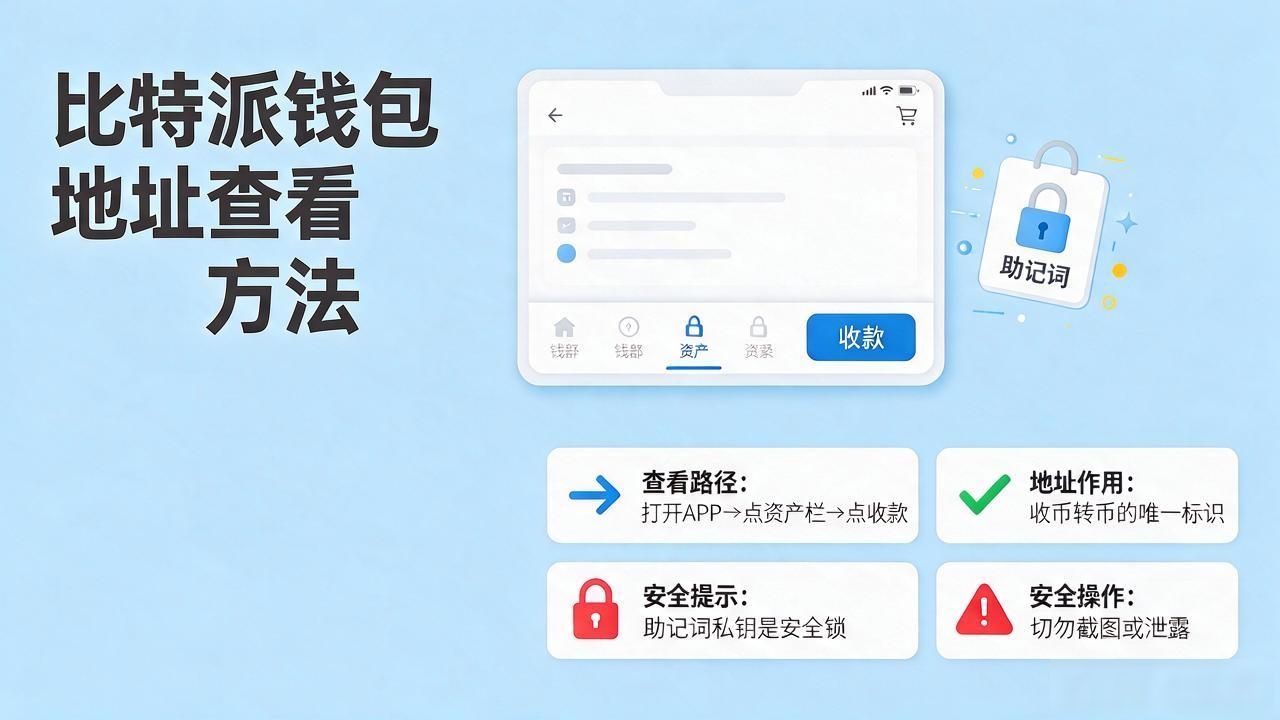 比特派钱包地址在哪看？打开APP点进资产栏，点收款就出来了