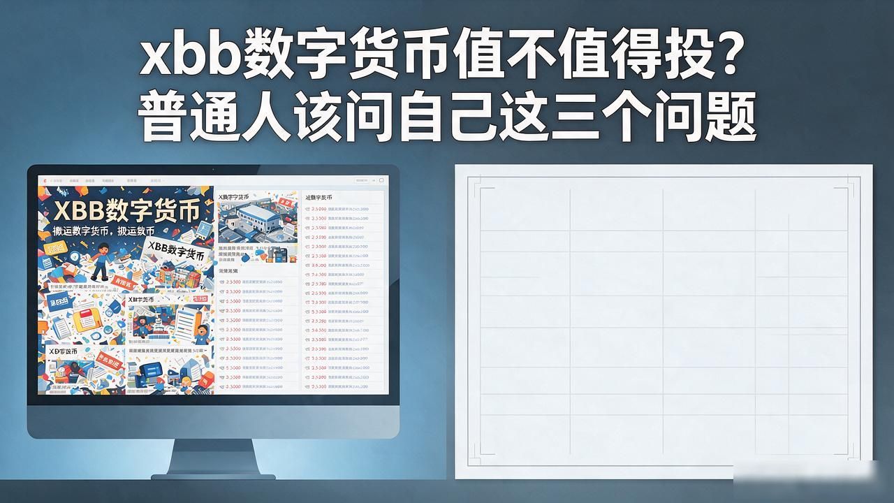 xbb数字货币值不值得投？普通人该问自己这三个问题