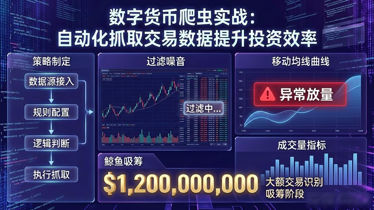 数字货币爬虫实战：自动化抓取交易数据提升投资效率