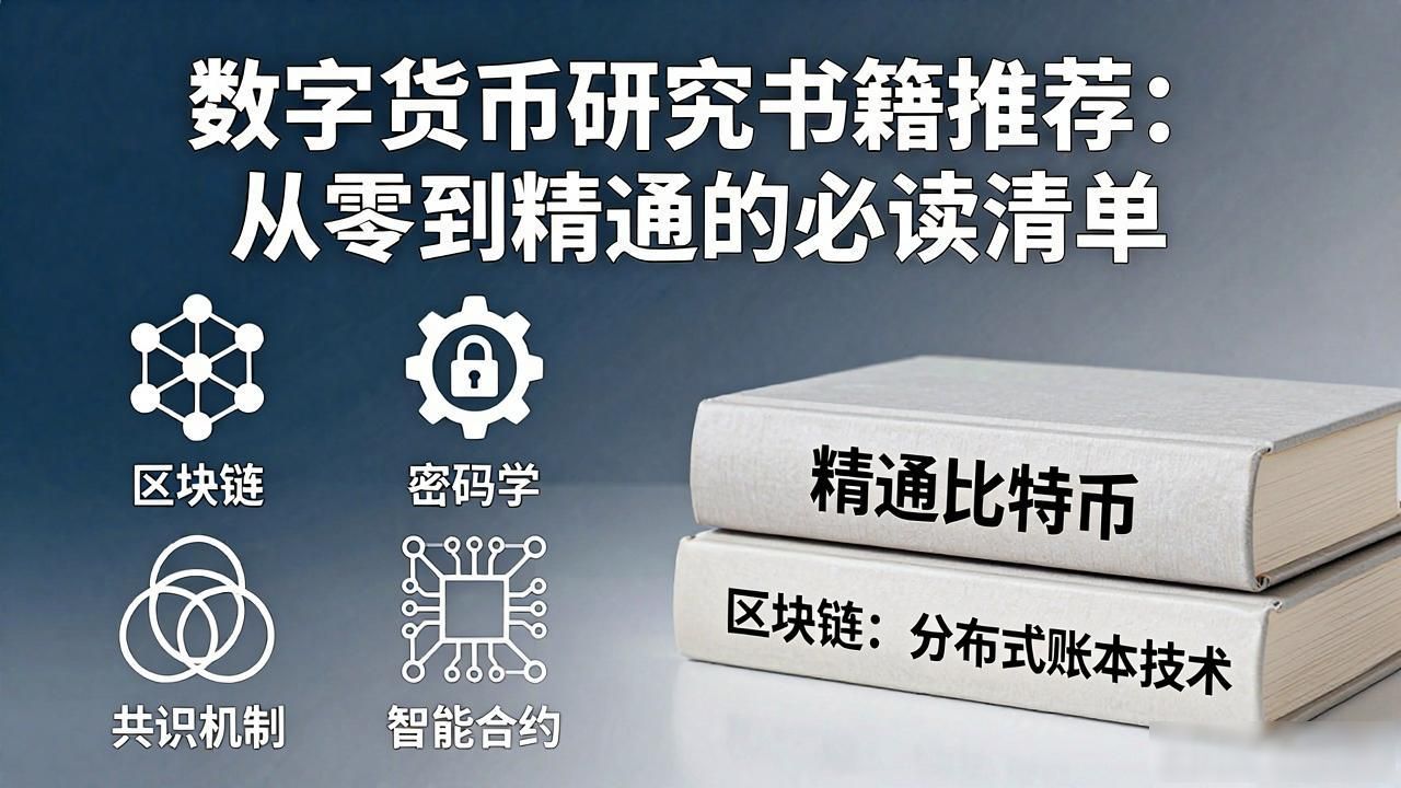 数字货币研究书籍推荐：从零到精通的必读清单
