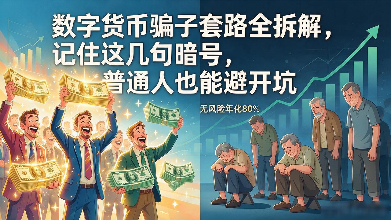 数字货币骗子套路全拆解，记住这几句暗号，普通人也能避开坑