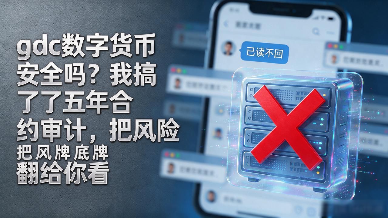 gdc数字货币安全吗?我搞了五年合约审计,把风险底牌翻给你看