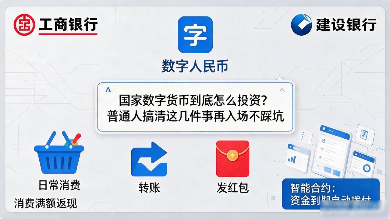 国家数字货币到底怎么投资？普通人搞清这几件事再入场不踩坑