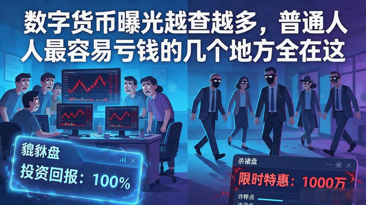 数字货币曝光越查越多,普通人最容易亏钱的几个地方全在这