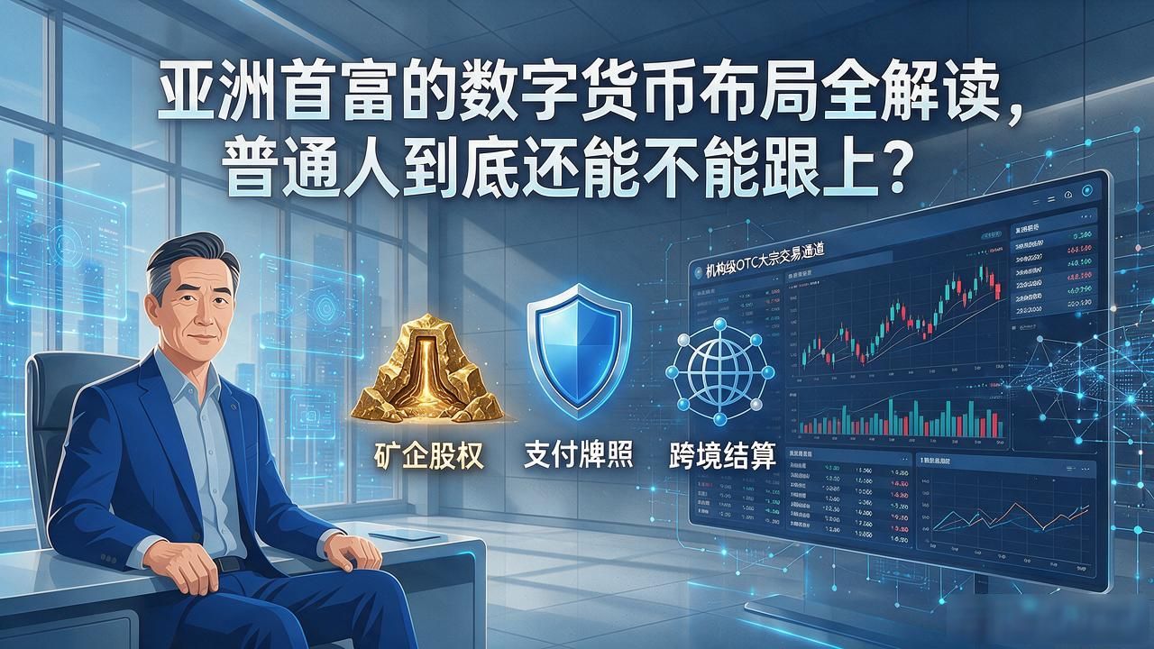 亚洲首富的数字货币布局全解读，普通人到底还能不能跟上？