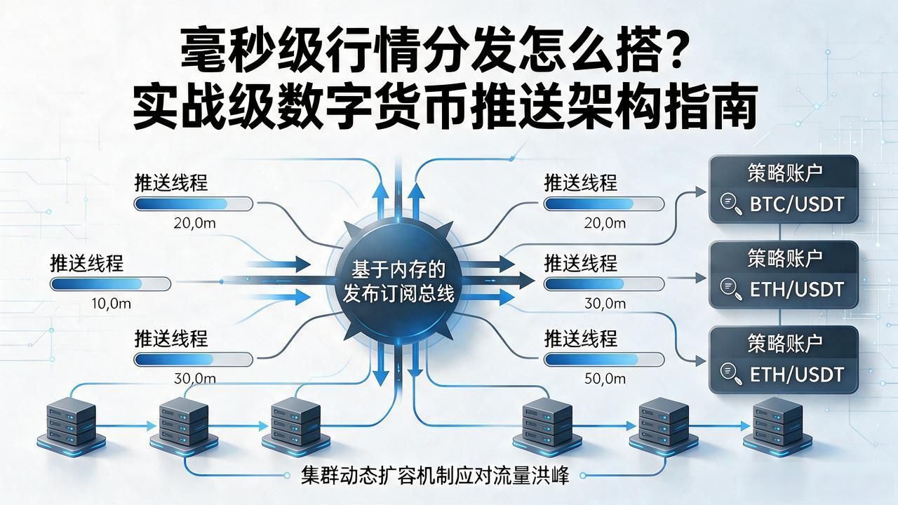 毫秒级行情分发怎么搭？实战级数字货币推送架构指南