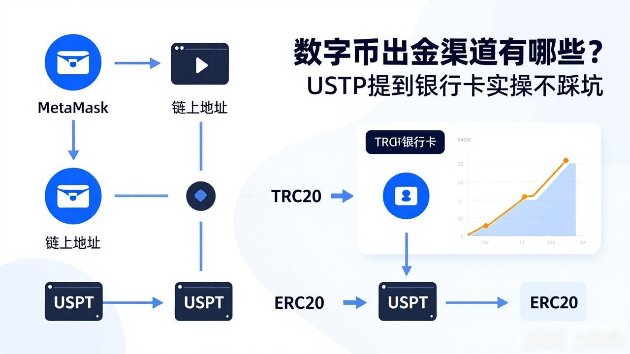 数字货币出金渠道有哪些？USDT提到银行卡实操不踩坑