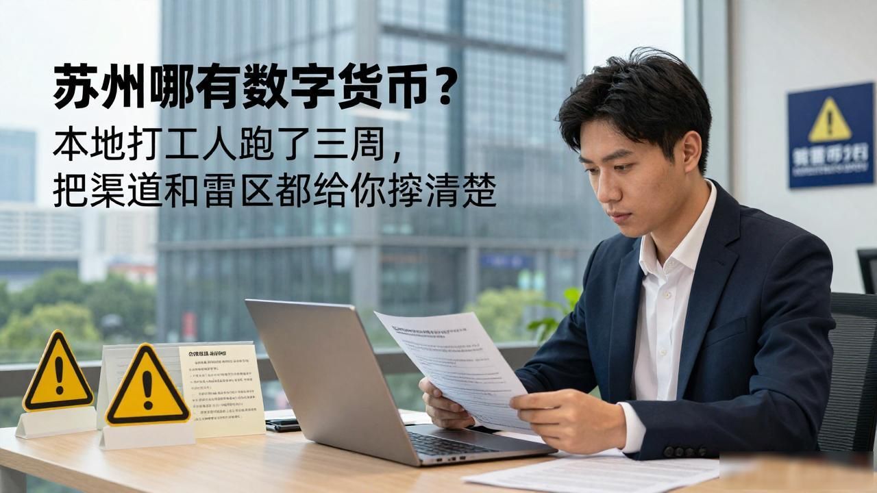 苏州哪有数字货币？本地打工人跑了三周，把渠道和雷区都给你捋清楚