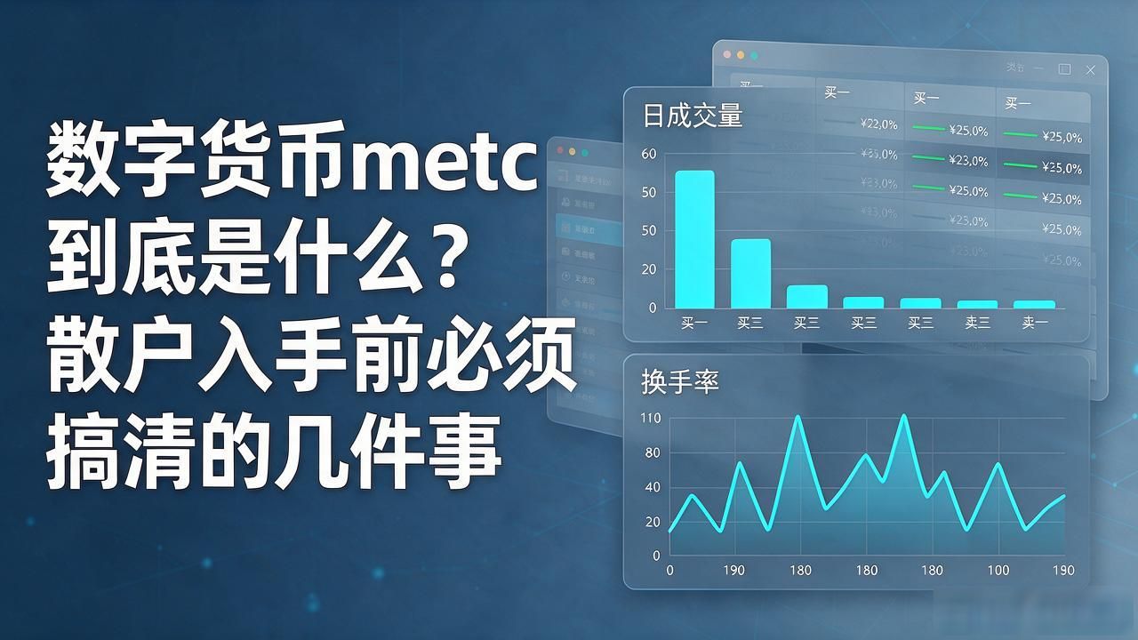 数字货币metc到底是什么？散户入手前必须搞清的几件事