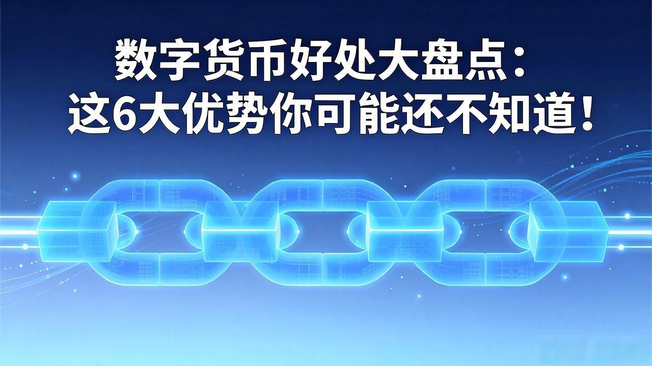 数字货币好处大盘点：这6大优势你可能还不知道