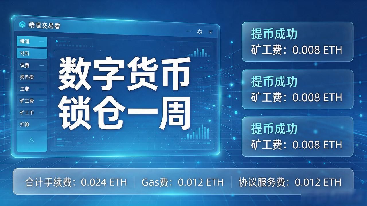 试了数字货币锁仓一周，滑点加上手续费，到手的钱比想的少多了