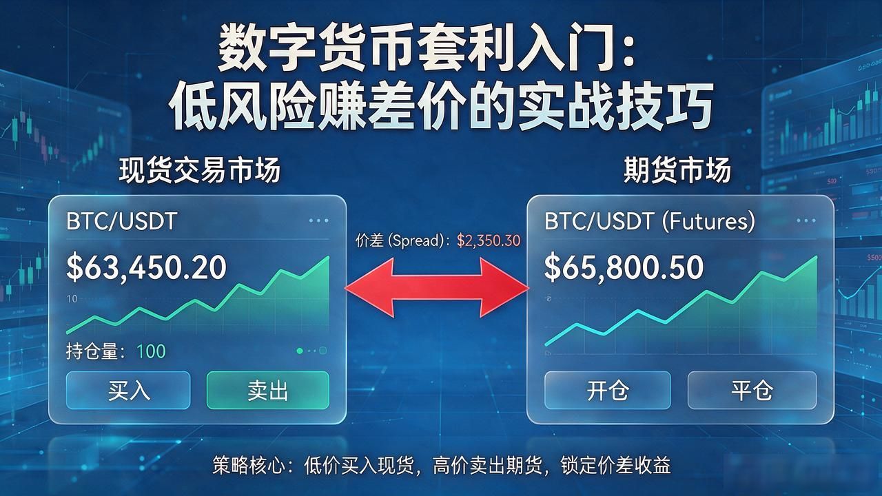 数字货币套利入门:低风险赚差价的实战技巧