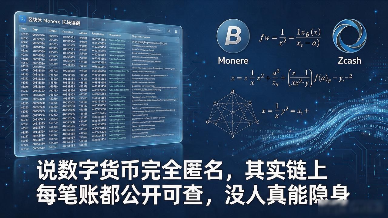 说数字货币完全匿名，其实链上每笔账都公开可查，没人真能隐身
